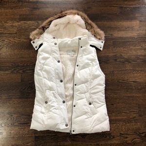 Furry Hooded Vest